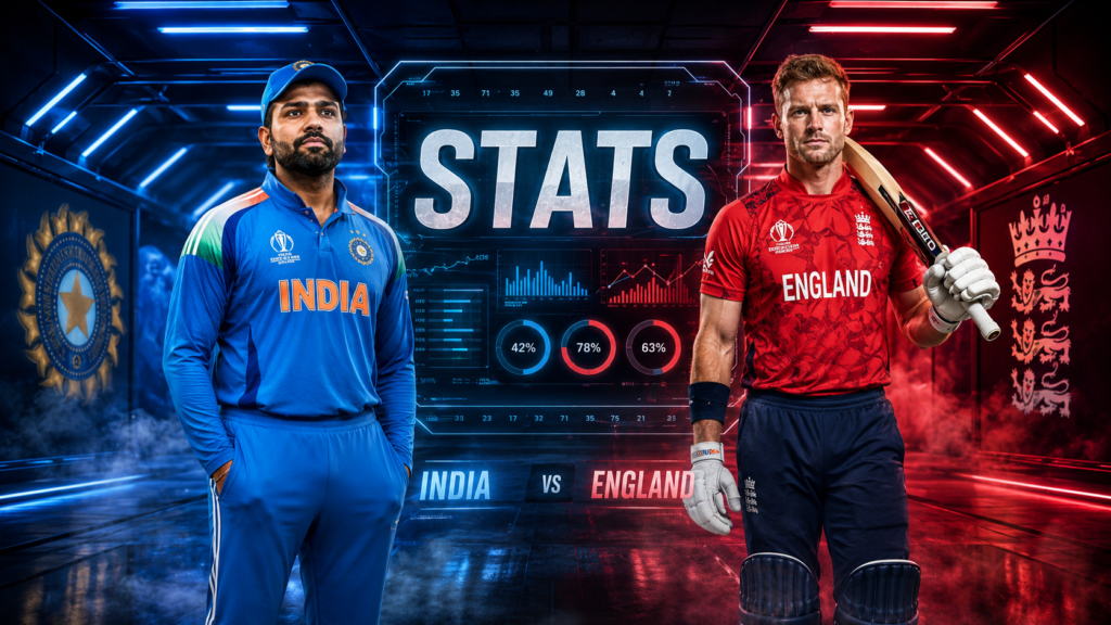 India National Cricket Team Vs England Cricket Team Stats