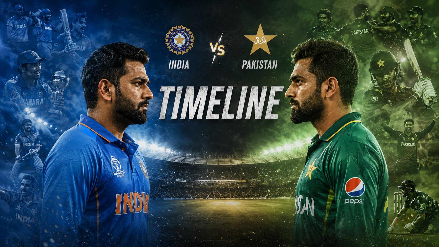 India National Cricket Team Vs Pakistan National Cricket Team Timeline