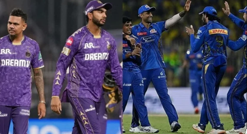 Kolkata Knight Riders Vs Mumbai Indians Timeline